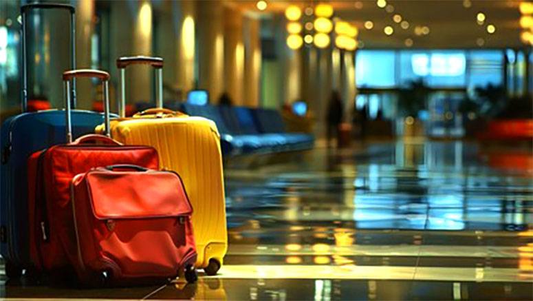 Luggages at the airport