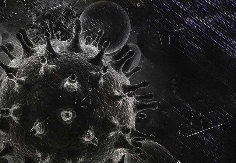 Animated picture of HIV virus